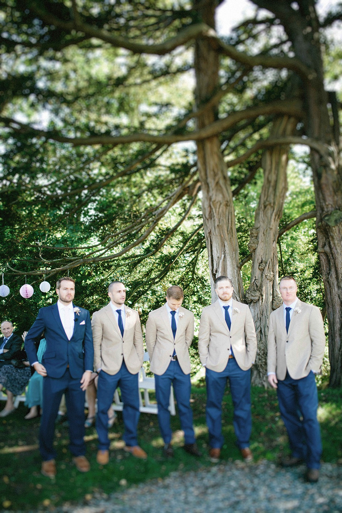 Lauren wore an Enzoani gown and a fishtail braid for her pretty, pastel colour Autumn wedding at Preston Court. Photography by Jacob & Pauline.