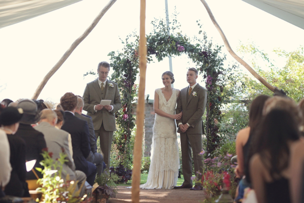 A 1920’s Vintage Dress for an Elegant and Outdoor, Woodland Inspired Humanist Ceremony