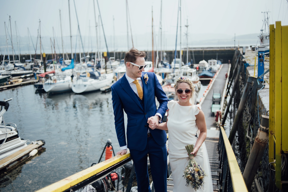 Mel wore two Belle & Bunty gowns for her English country garden wedding in Cornwall. Photography by Liberty Pearl.