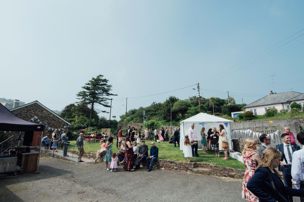 Mel wore two Belle & Bunty gowns for her English country garden wedding in Cornwall. Photography by Liberty Pearl.