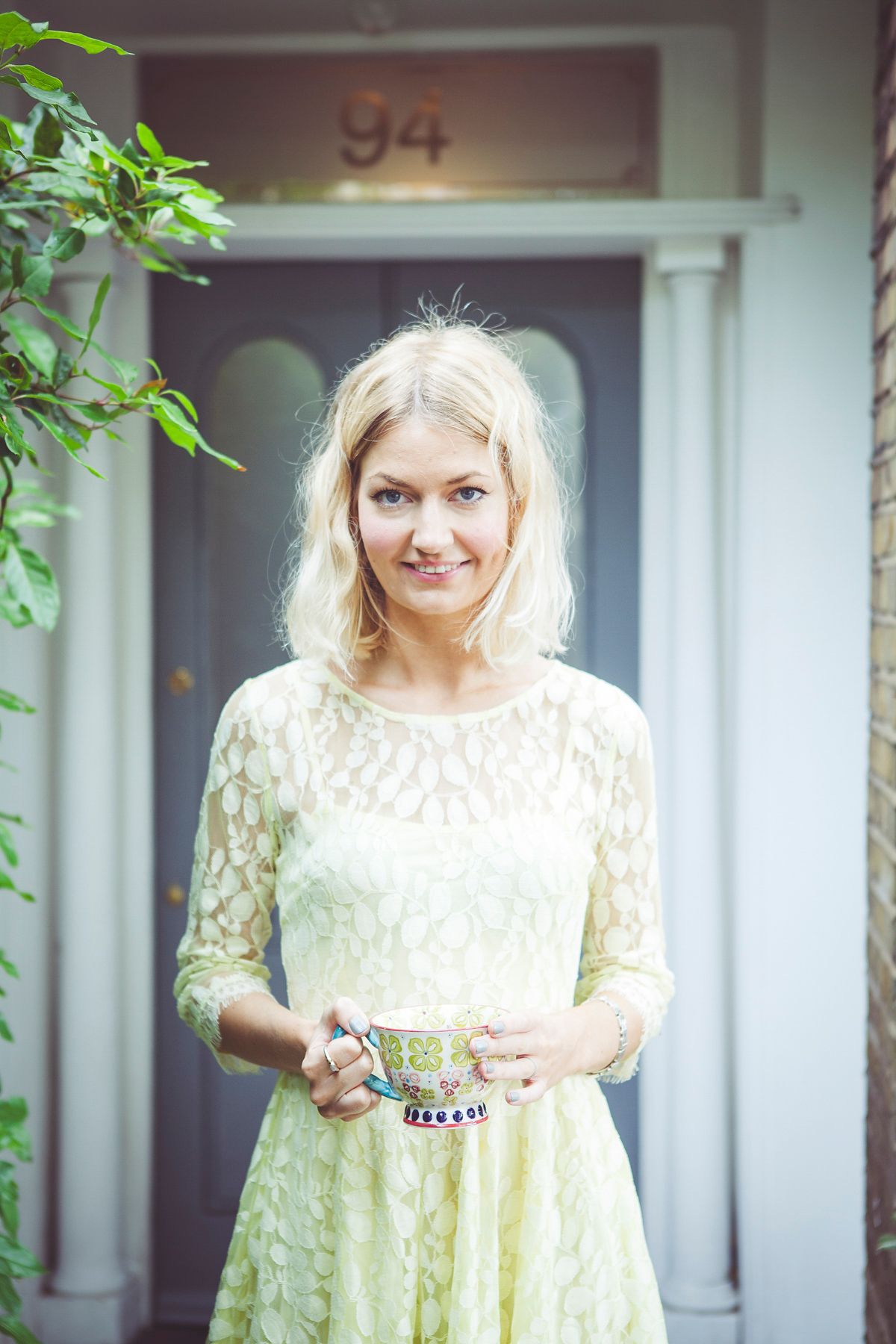 Holly wore a Grace Loves Lace gown for her modern wedding planned in just 2 weeks. The venue was The Asylum chapel in London. Photography by My Beautiful Bride.