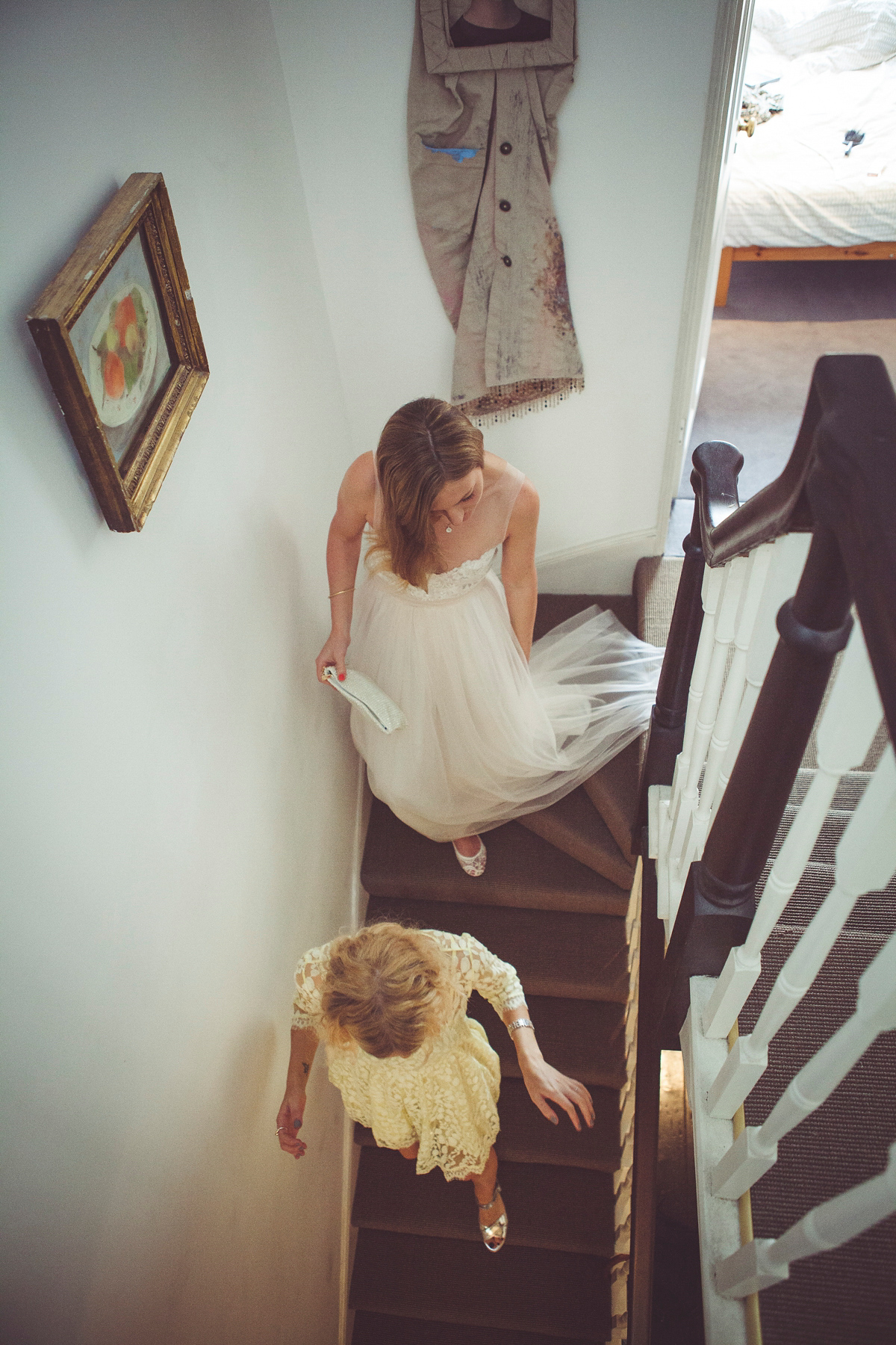 Holly wore a Grace Loves Lace gown for her modern wedding planned in just 2 weeks. The venue was The Asylum chapel in London. Photography by My Beautiful Bride.