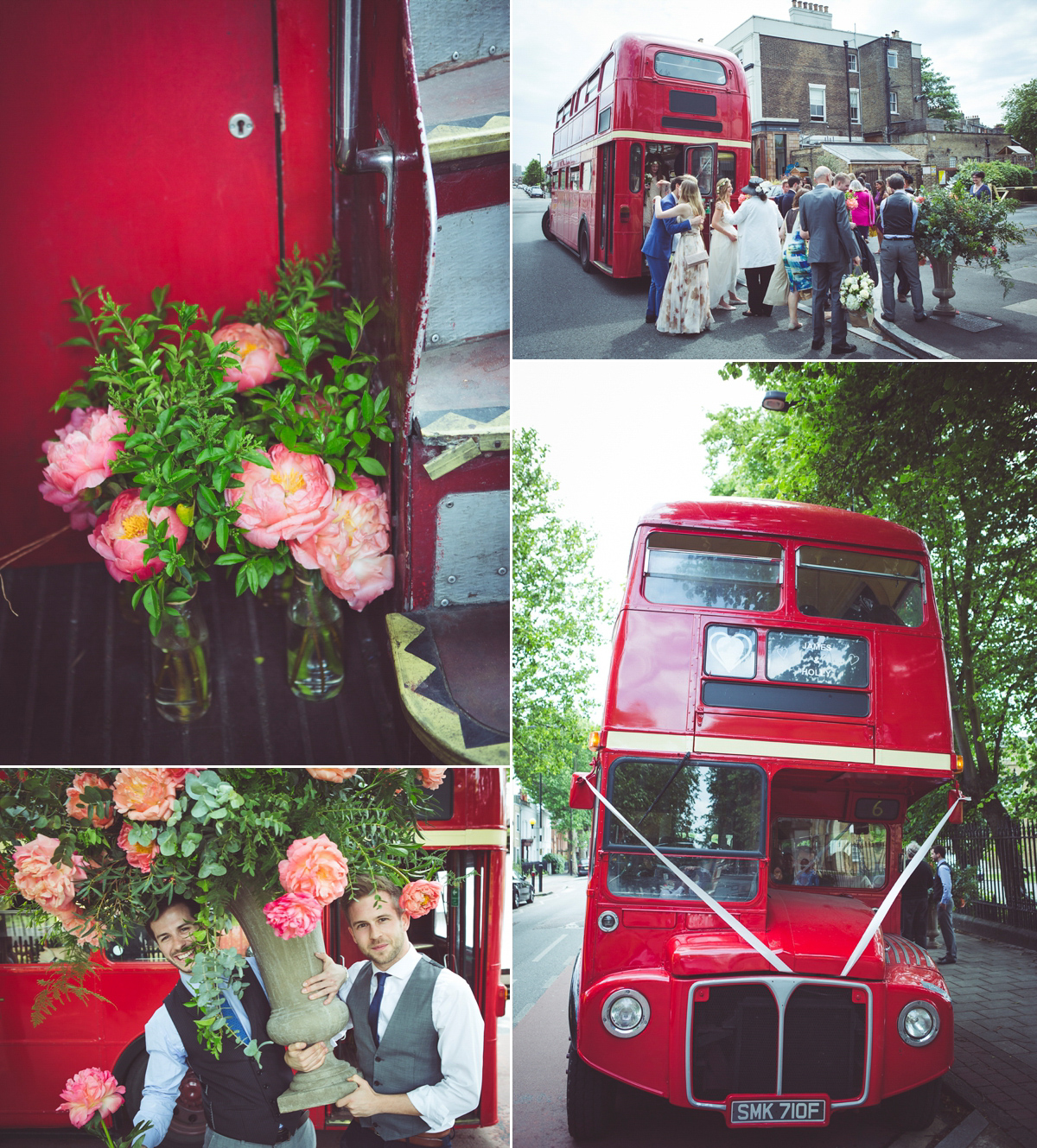 Holly wore a Grace Loves Lace gown for her modern wedding planned in just 2 weeks. The venue was The Asylum chapel in London. Photography by My Beautiful Bride.