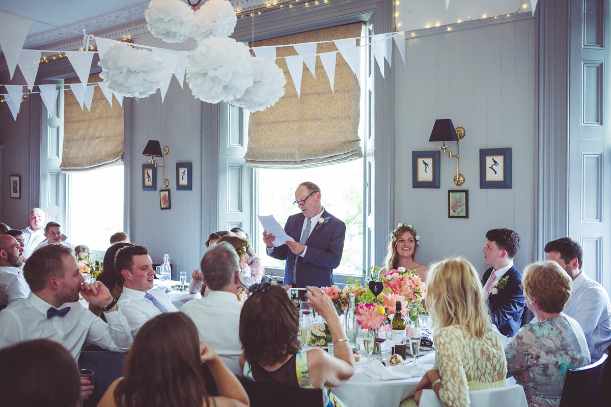 Holly wore a Grace Loves Lace gown for her modern wedding planned in just 2 weeks. The venue was The Asylum chapel in London. Photography by My Beautiful Bride.