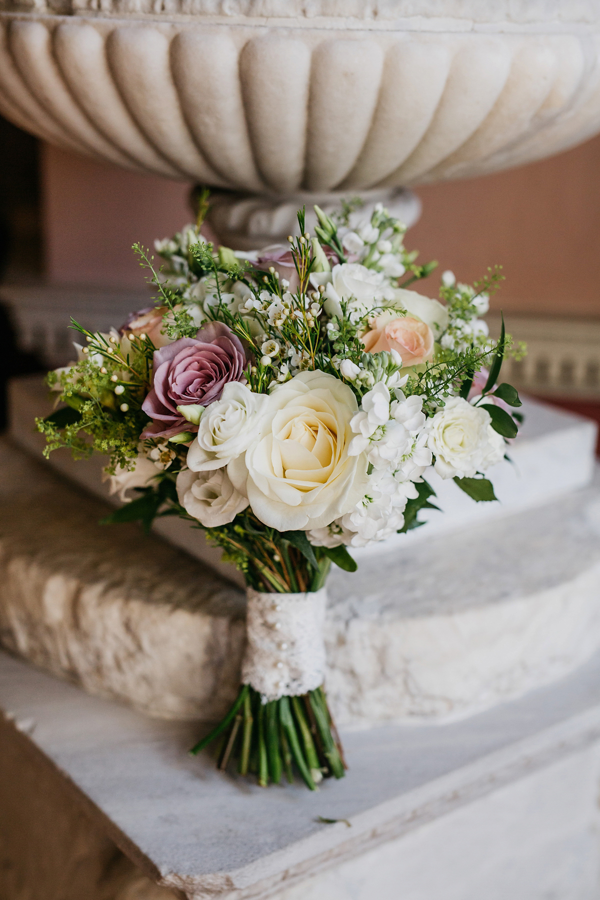 A vibrant Indian ceremony and elegant English fusion wedding in North Yorkshire. Photography by John Hope.