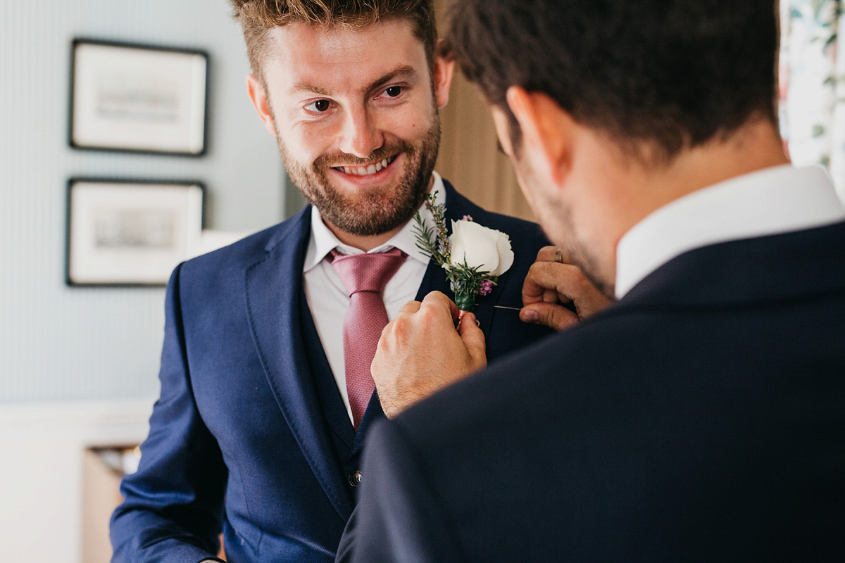 A vibrant Indian ceremony and elegant English fusion wedding in North Yorkshire. Photography by John Hope.