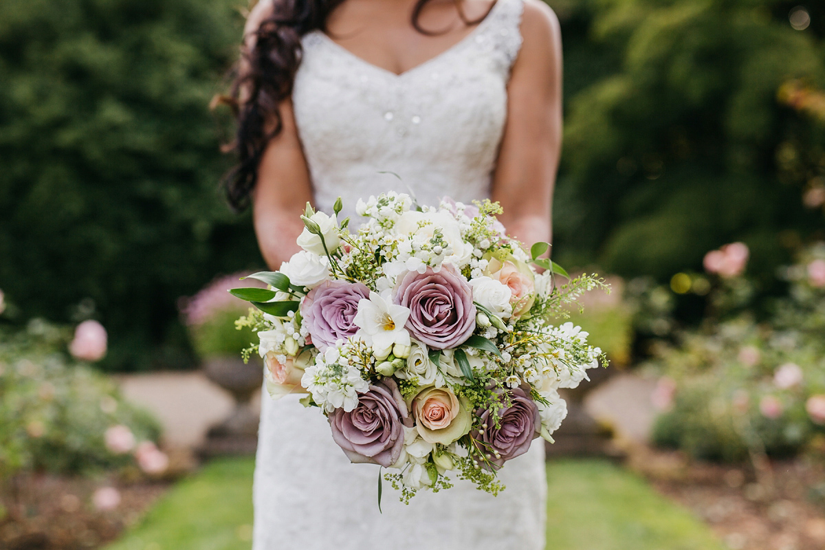 A vibrant Indian ceremony and elegant English fusion wedding in North Yorkshire. Photography by John Hope.