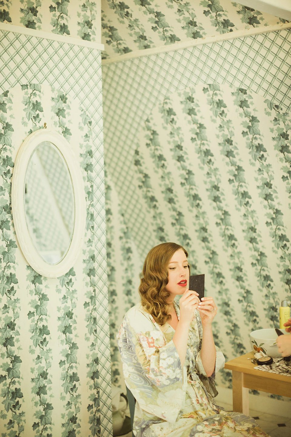 Bride Alison wears a beaded Eliza Jane Howell wedding dress for her glamorous and whimsical summer wedding. Captured by Tom Ravenshear Phtography.