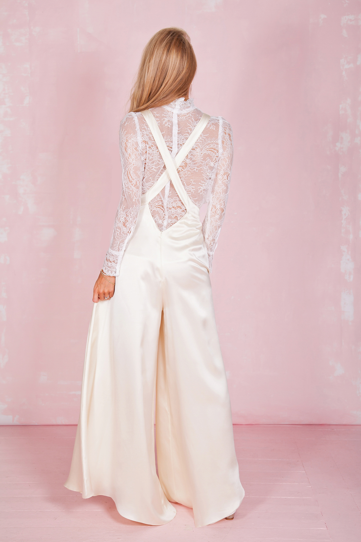 Belle and Bunty's 1970's New York disco scene inspired bridal fashion collection, 'Young Hearts, Run Free'.
