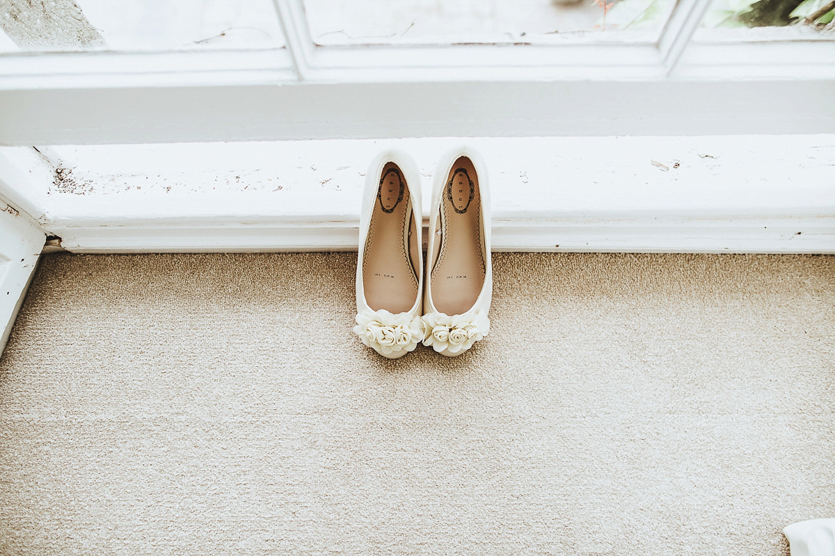 Emily wore Tilly by Jenny Packham for her woodland folklore inspired Summer wedding at Pennard House in Somerset. Captured by Frankee Victoria Photography.