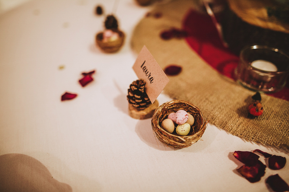 Emily wore Tilly by Jenny Packham for her woodland folklore inspired Summer wedding at Pennard House in Somerset. Captured by Frankee Victoria Photography.