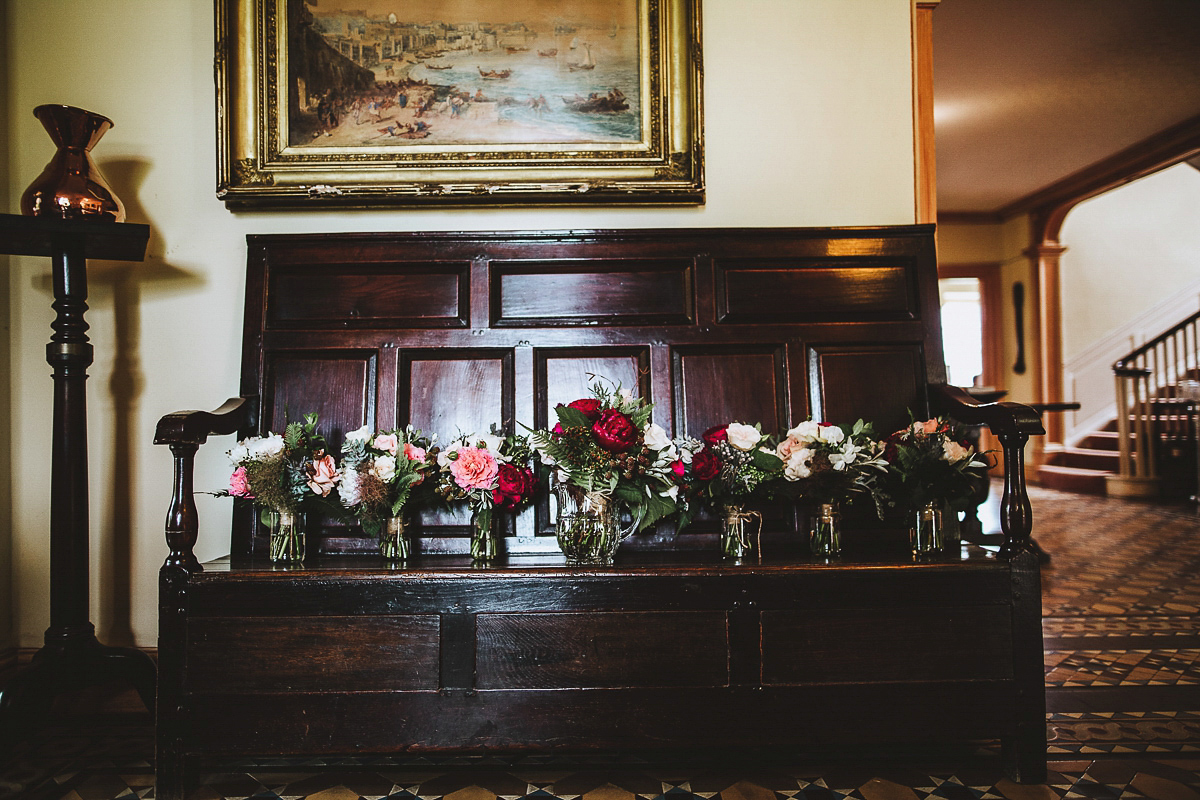 Emily wore Tilly by Jenny Packham for her woodland folklore inspired Summer wedding at Pennard House in Somerset. Captured by Frankee Victoria Photography.