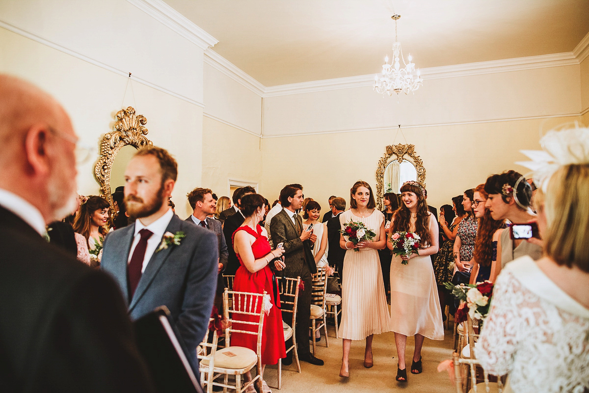 Emily wore Tilly by Jenny Packham for her woodland folklore inspired Summer wedding at Pennard House in Somerset. Captured by Frankee Victoria Photography.