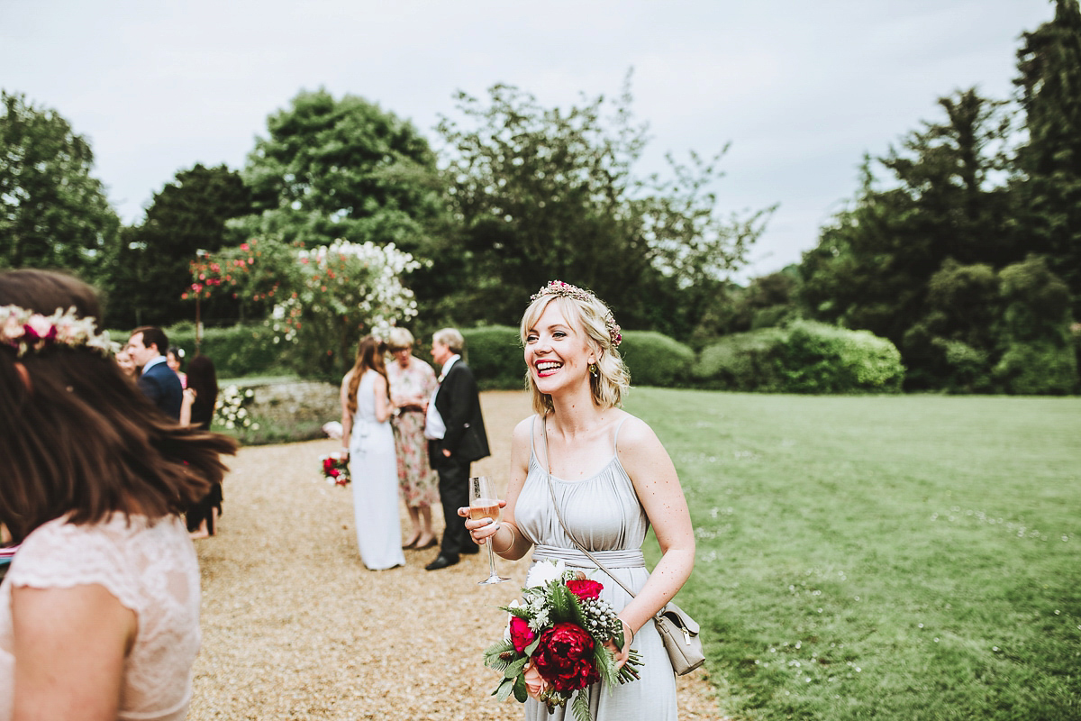 Emily wore Tilly by Jenny Packham for her woodland folklore inspired Summer wedding at Pennard House in Somerset. Captured by Frankee Victoria Photography.