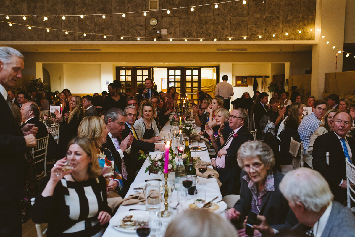 Lovely bride Claire wore a 1930's vintage wedding gown for her eco friendly and ethical wedding in London. Captured by Babb Photography.