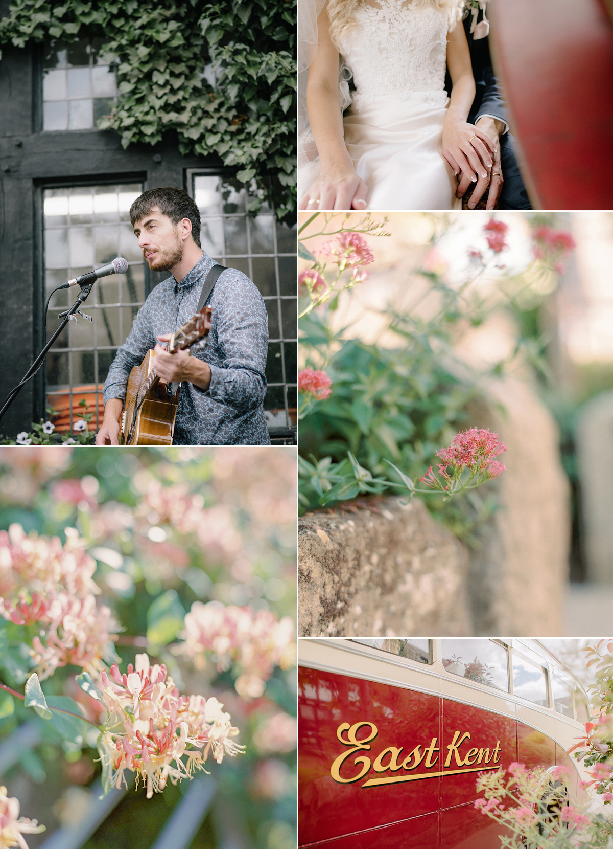 Dani wore a Justin Alexander gown for her relaxed and romantic English country wedding. Fine art film photography by Georgina Harrison.