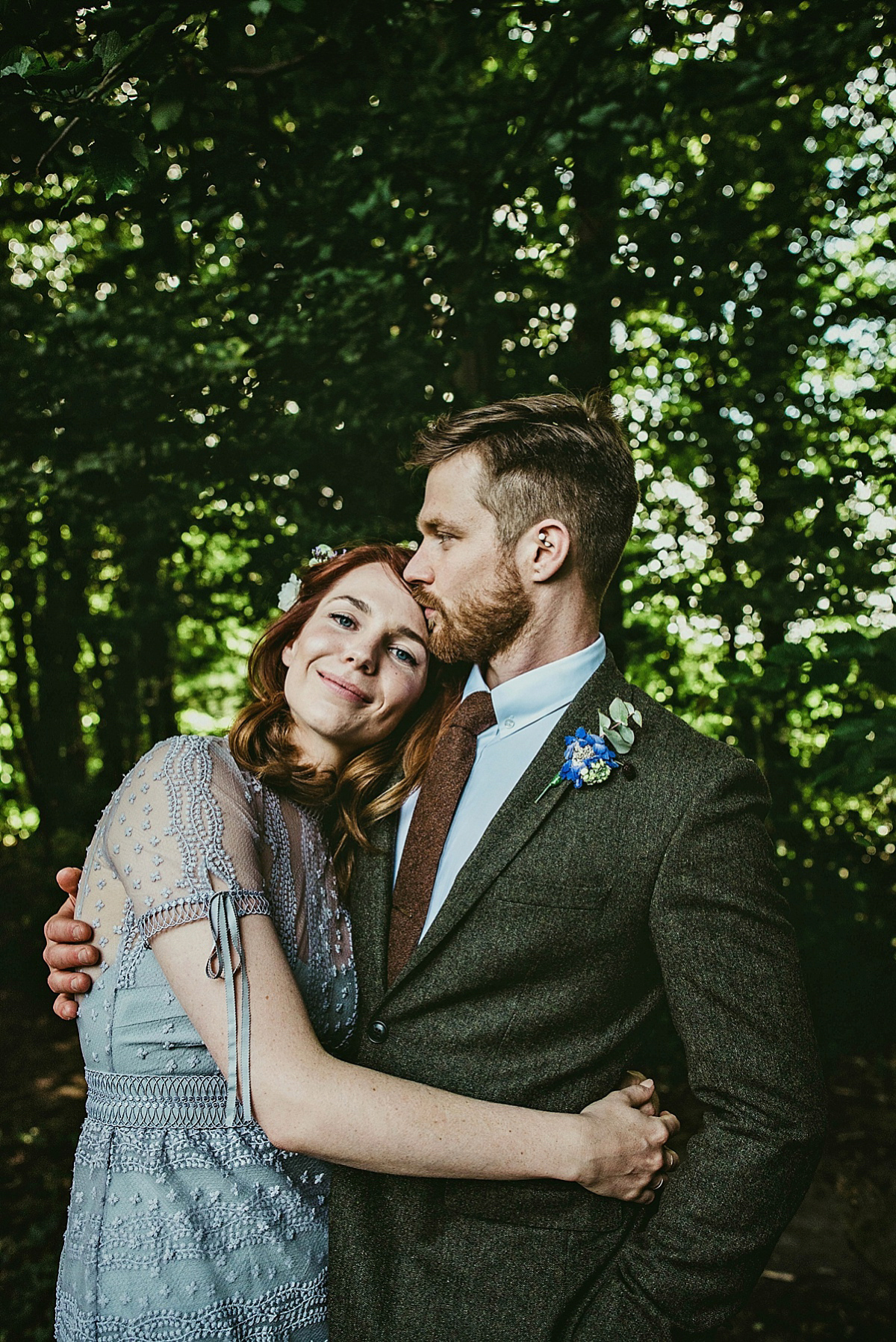 A Pale Blue Self Portrait Dress for a Handmade and Stripped Back Wedding |  Love My Dress, UK Wedding Blog, Podcast, Directory & Shop