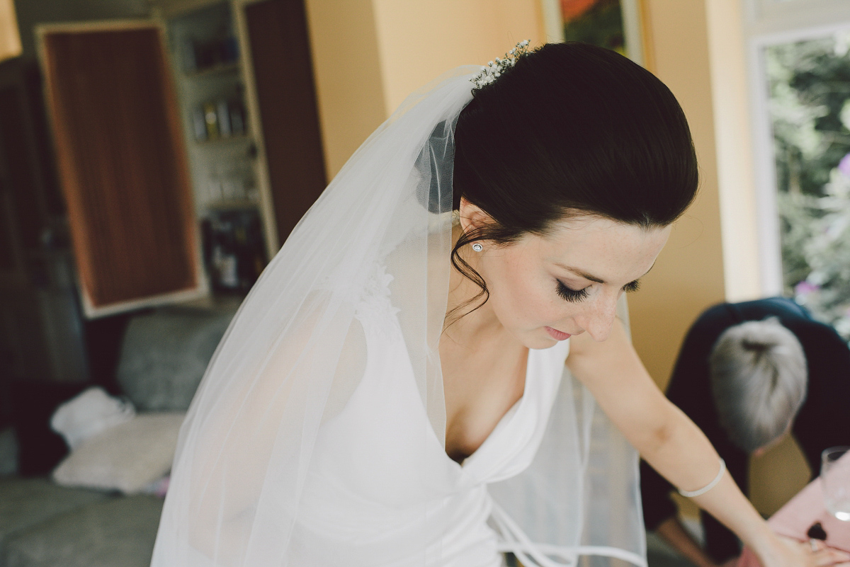 Bride Nina wore a Sincerity gown for her rustic and handmade Spring country barn wedding. Photography by Roberta Matis. Bride Nina wore a Sincerity gown for her rustic and handmade Spring country barn wedding. Photography by Roberta Matis.
