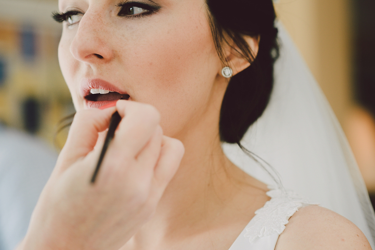 Bride Nina wore a Sincerity gown for her rustic and handmade Spring country barn wedding. Photography by Roberta Matis. Bride Nina wore a Sincerity gown for her rustic and handmade Spring country barn wedding. Photography by Roberta Matis.