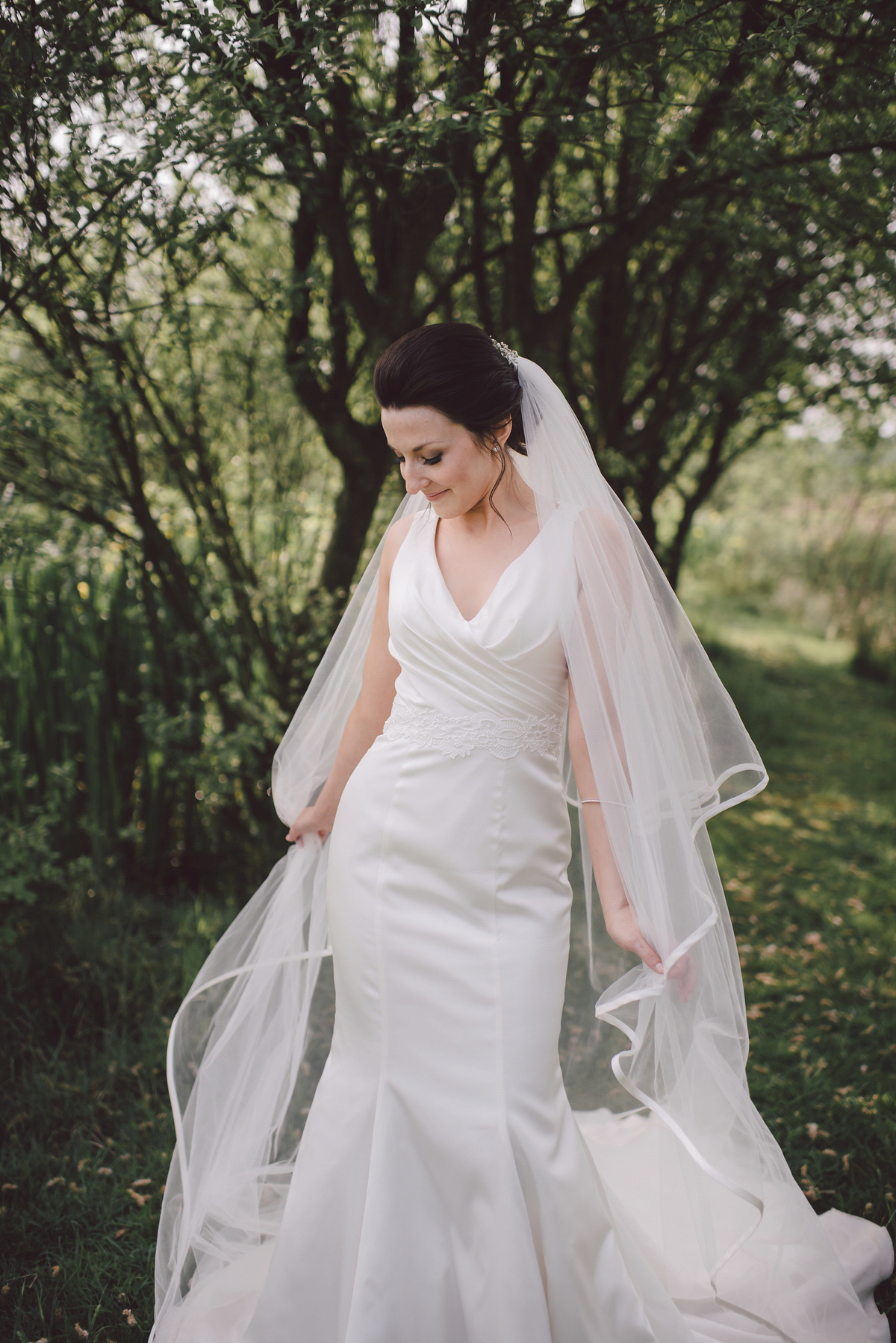 Bride Nina wore a Sincerity gown for her rustic and handmade Spring country barn wedding. Photography by Roberta Matis. Bride Nina wore a Sincerity gown for her rustic and handmade Spring country barn wedding. Photography by Roberta Matis.
