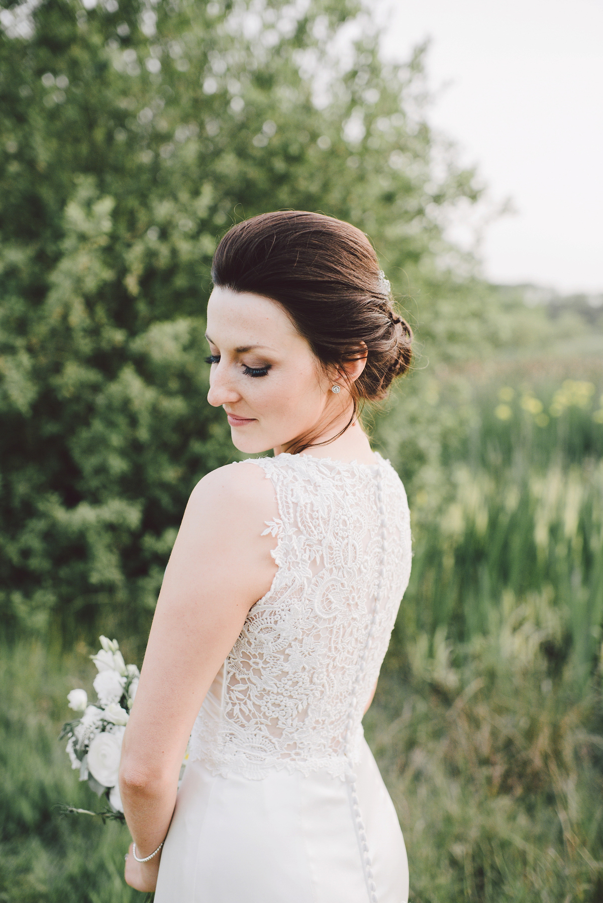 Bride Nina wore a Sincerity gown for her rustic and handmade Spring country barn wedding. Photography by Roberta Matis. Bride Nina wore a Sincerity gown for her rustic and handmade Spring country barn wedding. Photography by Roberta Matis.