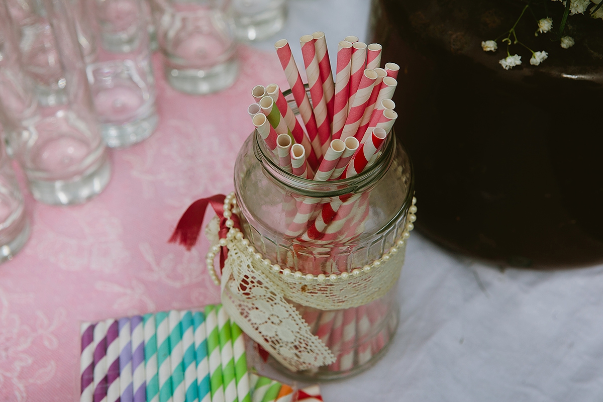 A 1940's vintage dress for a rustic, vegan, village hall wedding.