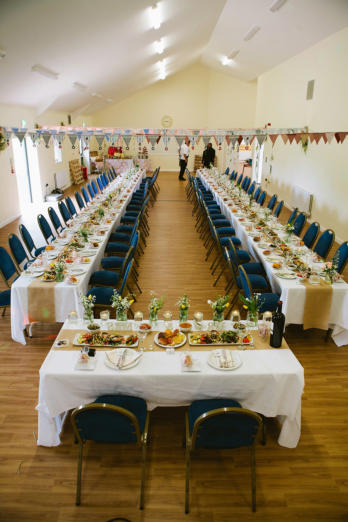 A 1940's vintage dress for a rustic, vegan, village hall wedding.