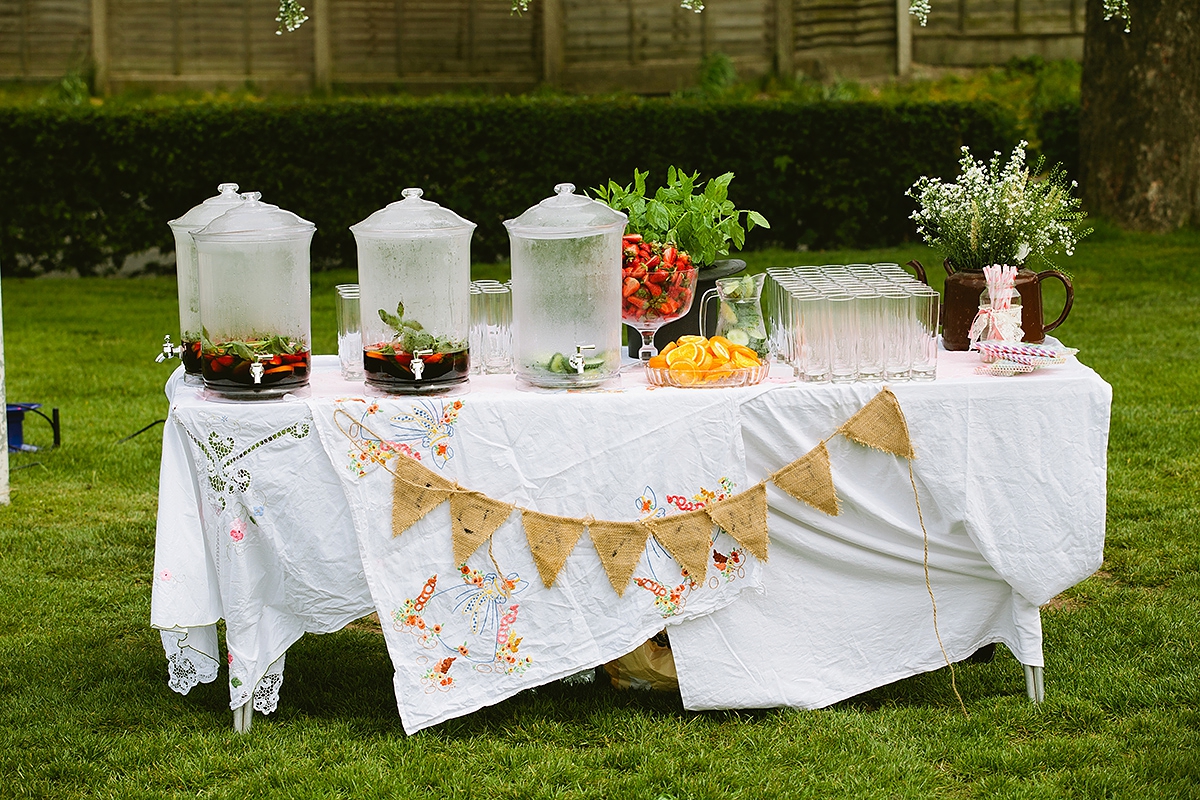 A 1940's vintage dress for a rustic, vegan, village hall wedding.