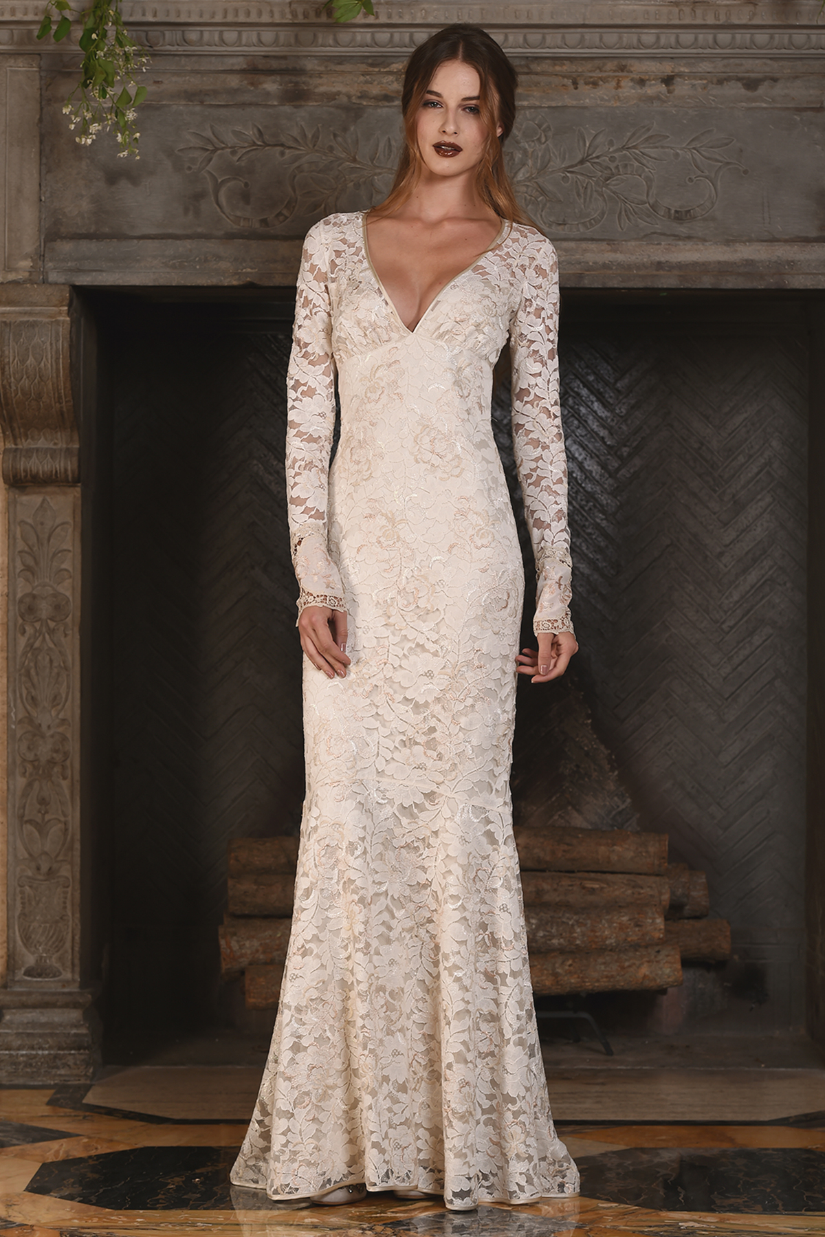 The Amber gown, from Claire Pettibone's 'The Four Seasons' bridal couture collection for 2017.