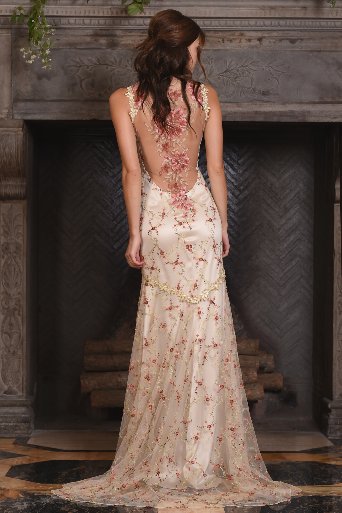The Maple gown, from Claire Pettibone's 'The Four Seasons' bridal couture collection for 2017.