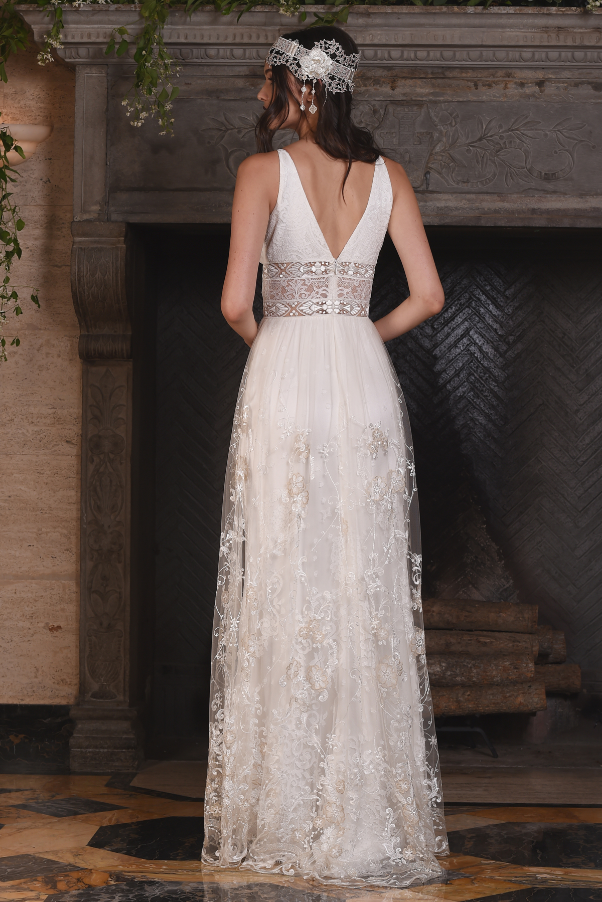 The Nightingale gown, from Claire Pettibone's 'The Four Seasons' bridal couture collection for 2017.