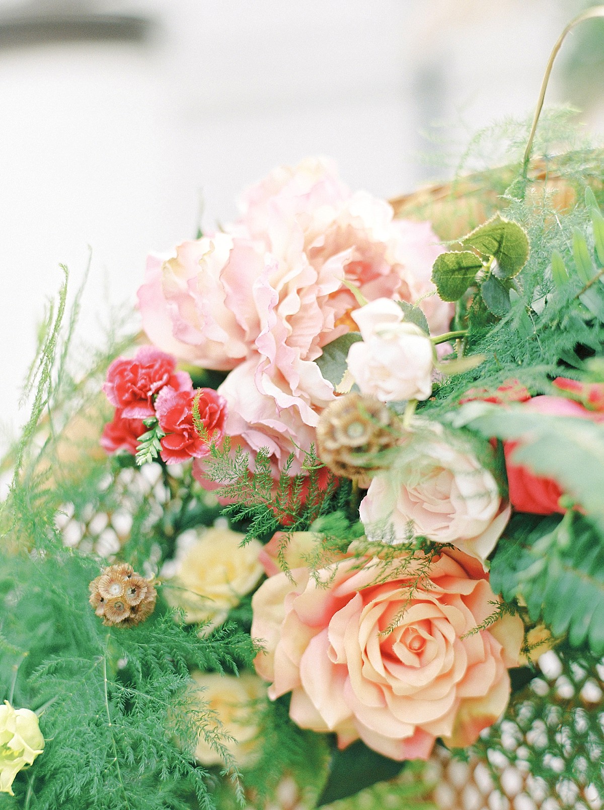 Leafy green, gold and ‘elegant luxe’ inspiration for brides. Shoot styling + concept by The Wedding Bazaar, film photography by Georgina Harrison.