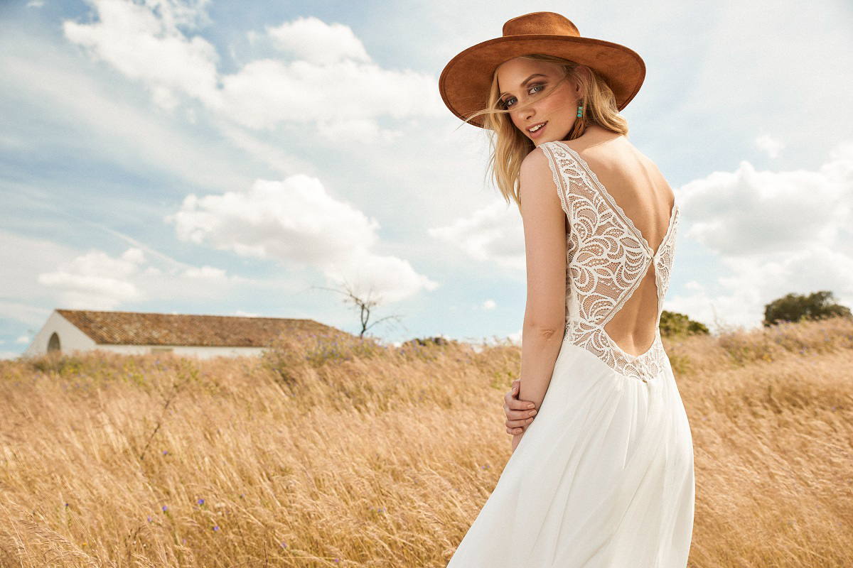 Rembo Stylings bohemian chic inspired bridal fashion collection for 2017.