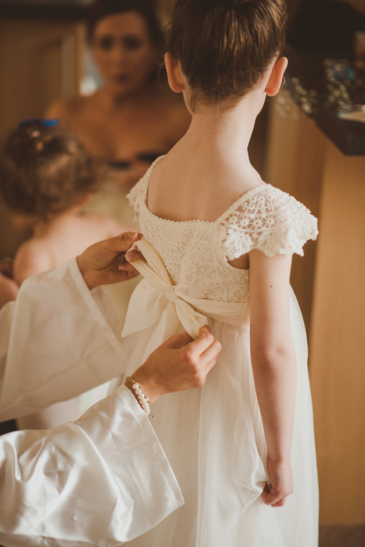 Bride Jade wore a Maggie Sottero gown for her romantic and elegant country house spring time wedding. Photography by Alexa Penberthy.