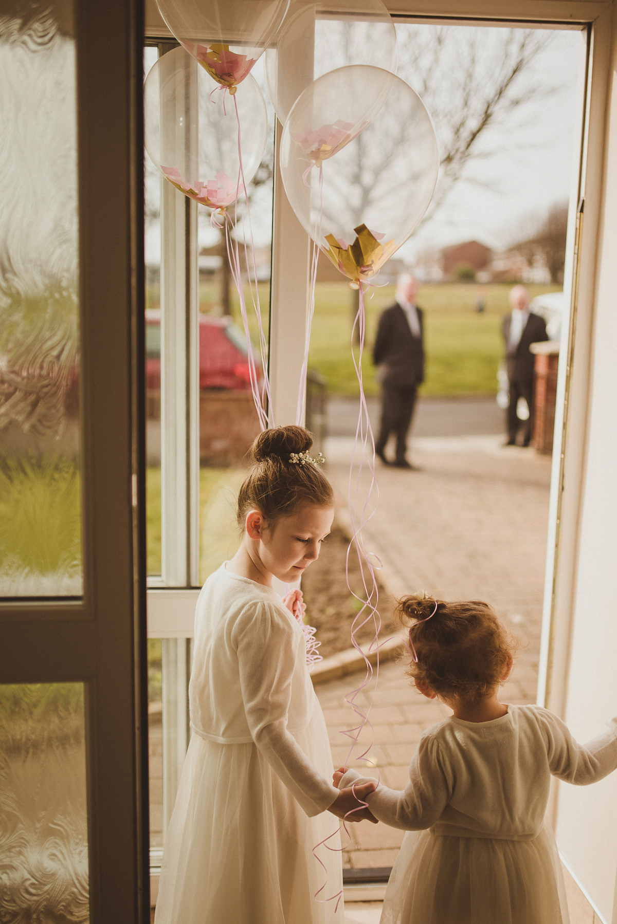 Bride Jade wore a Maggie Sottero gown for her romantic and elegant country house spring time wedding. Photography by Alexa Penberthy.