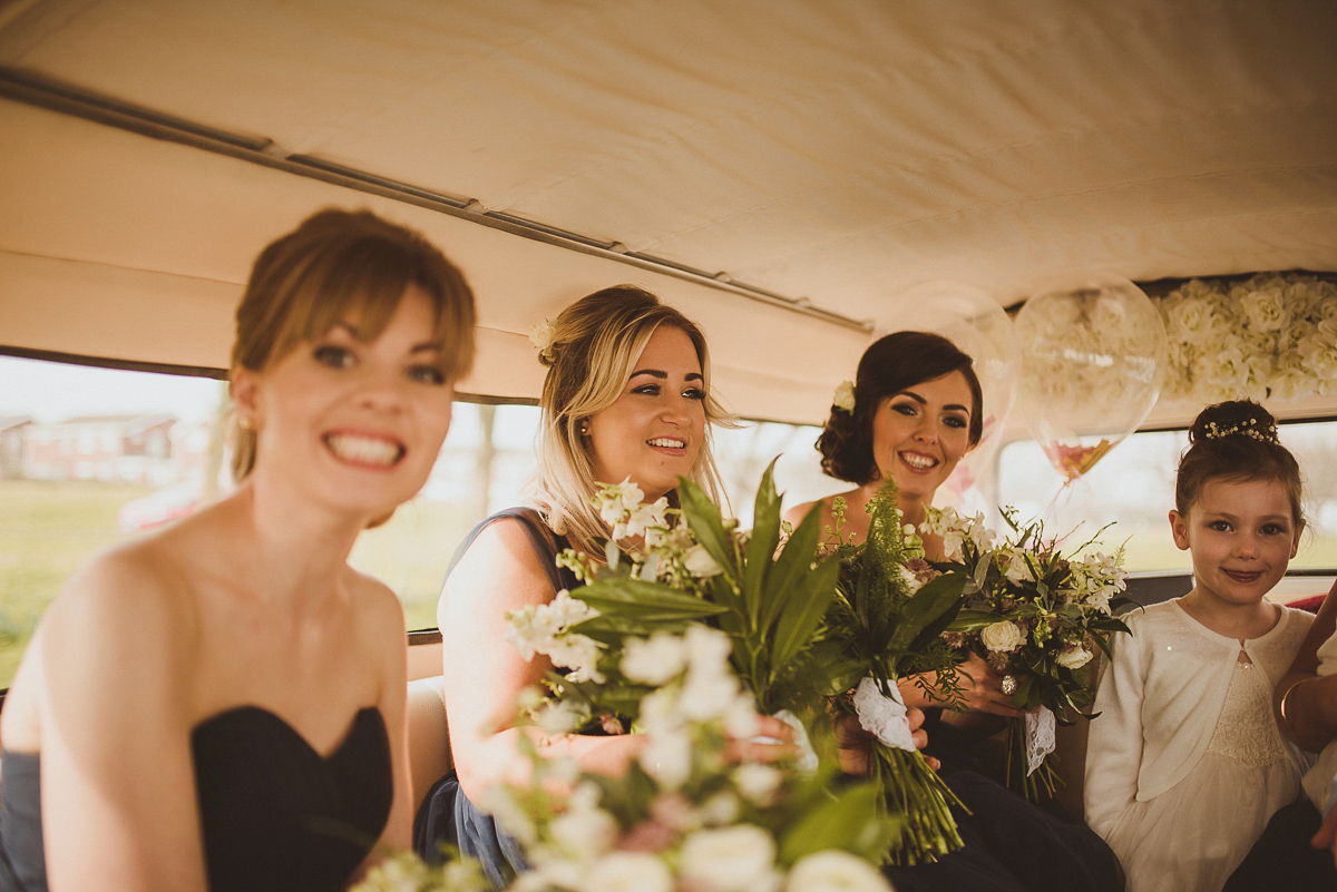 Bride Jade wore a Maggie Sottero gown for her romantic and elegant country house spring time wedding. Photography by Alexa Penberthy.