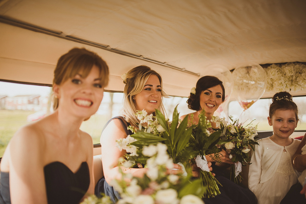 Bride Jade wore a Maggie Sottero gown for her romantic and elegant country house spring time wedding. Photography by Alexa Penberthy.