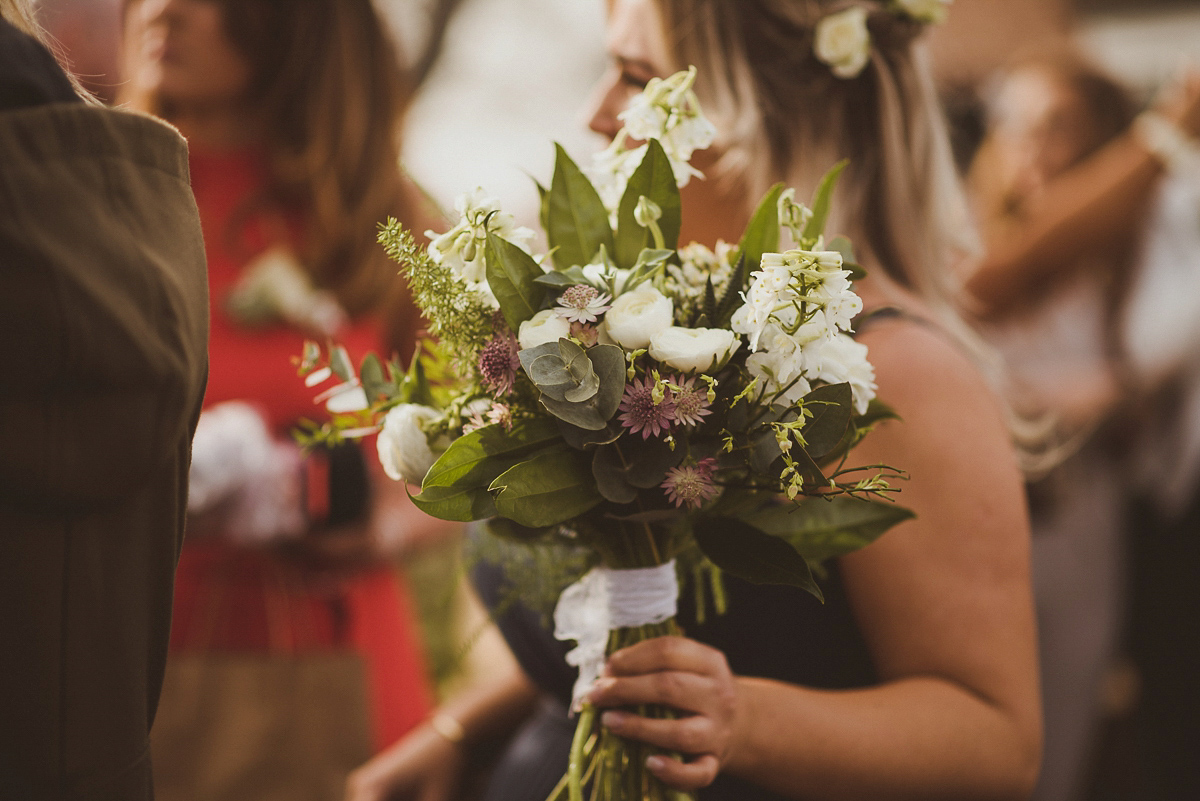 Bride Jade wore a Maggie Sottero gown for her romantic and elegant country house spring time wedding. Photography by Alexa Penberthy.