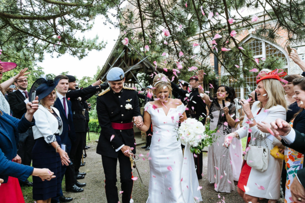 An Amanda Wakeley Gown For An Elegant, Military Wedding in the Suffolk Countryside