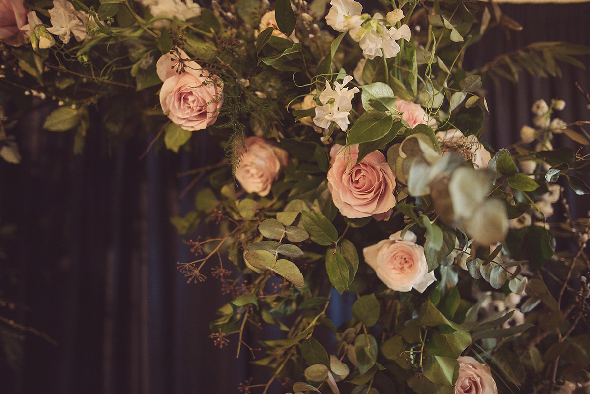 Florist Joanne of Joanne Truby Floral Design wore Stewart Parvin to marry her beau Steve by the sea in Whitstable. Photography by Rebecca Douglas.