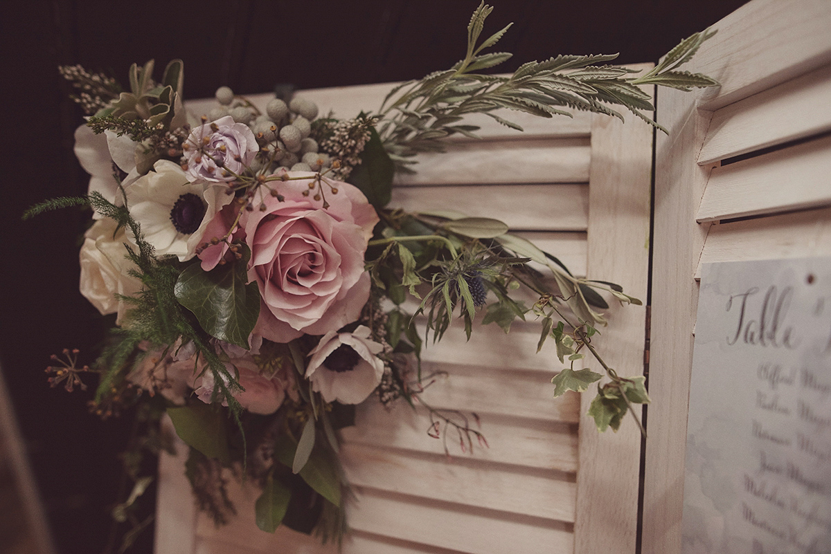 Florist Joanne of Joanne Truby Floral Design wore Stewart Parvin to marry her beau Steve by the sea in Whitstable. Photography by Rebecca Douglas.