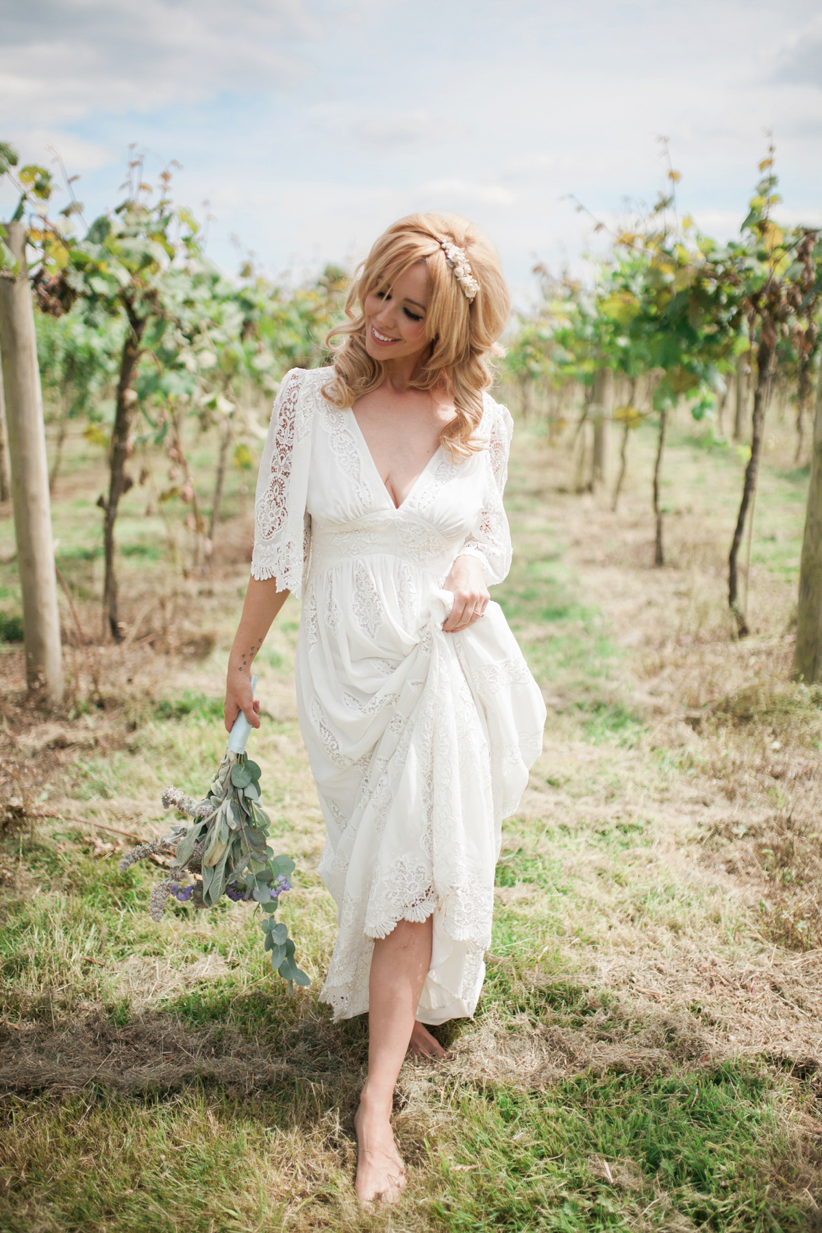 1960's and 1970's Bardot inspired bridal chic. Photography by Bardot Weddings.