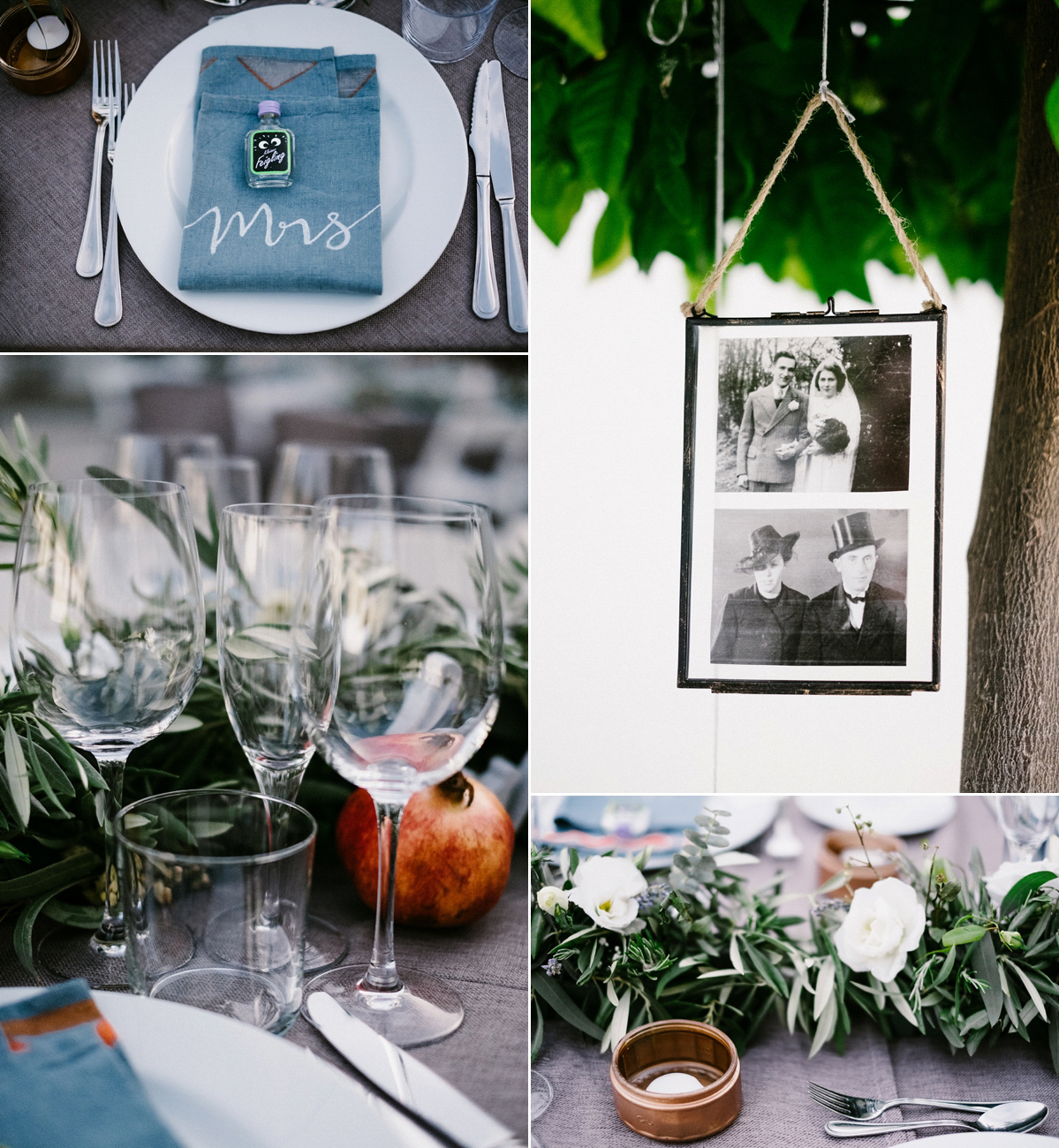 Bride Laura wears a bespoke wedding dress by Wilden Bride for her elegant destination wedding in Spain. Photography by Claudia Rose Carter.