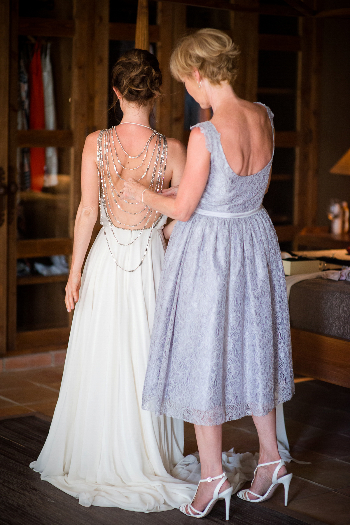 Leanne wore the Cleopatra gown by Amanda Wakeley for her spiritual and nature inspired wedding on the shores of Ibiza. Photography by Gypsy Westwood.