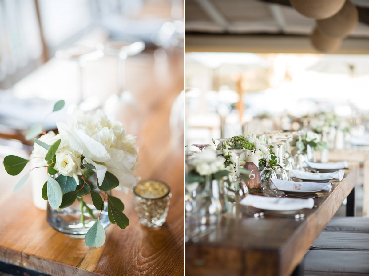 Leanne wore the Cleopatra gown by Amanda Wakeley for her spiritual and nature inspired wedding on the shores of Ibiza. Photography by Gypsy Westwood.