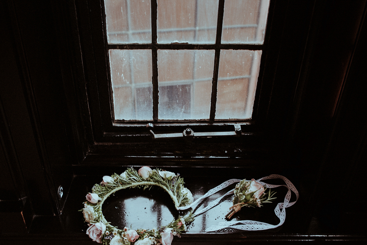 Alice wore an Essense of Australia gown for her rustic teepee wedding in North Yorkshire. Scandi teepees provided by Papakata, photography by Shutter Go Click.