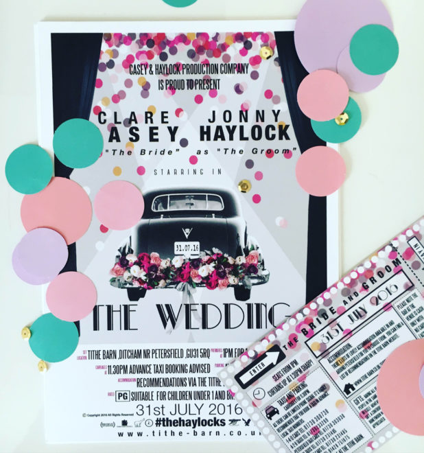 wpid451215 Our modern take on Old Hollywood wedding invites by my special friend Rebecca at Markless Design