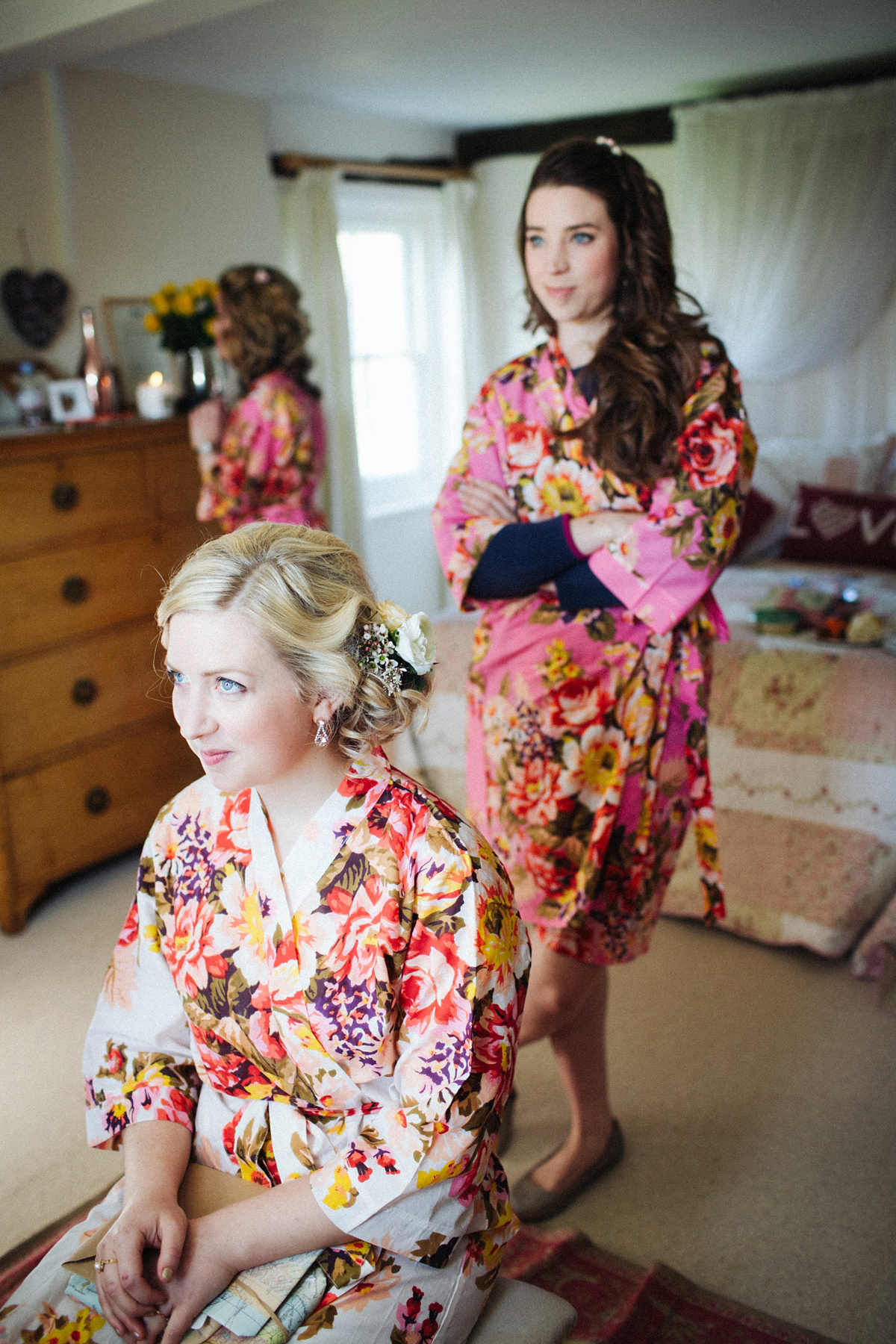 Zena and Tom's woodland glam inspired wedding was held in a beautiful barn in the spring time. Photography by Claudia Rose Carter.