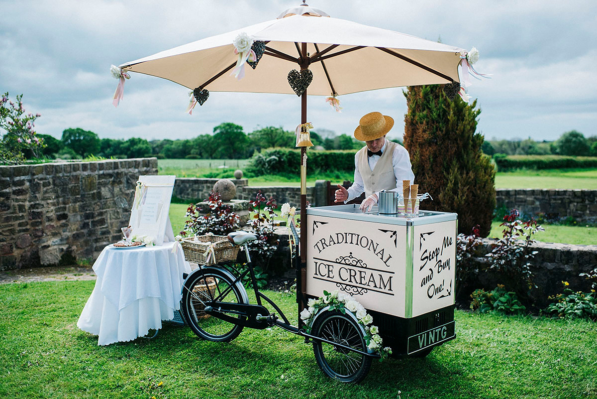 Jade wore a Sottero & Midgley gown for her boho inspired barbeque weeding. Photography by Kerry Woods.