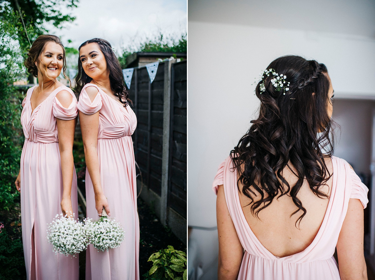 Jade wore a Sottero & Midgley gown for her boho inspired barbeque weeding. Photography by Kerry Woods.